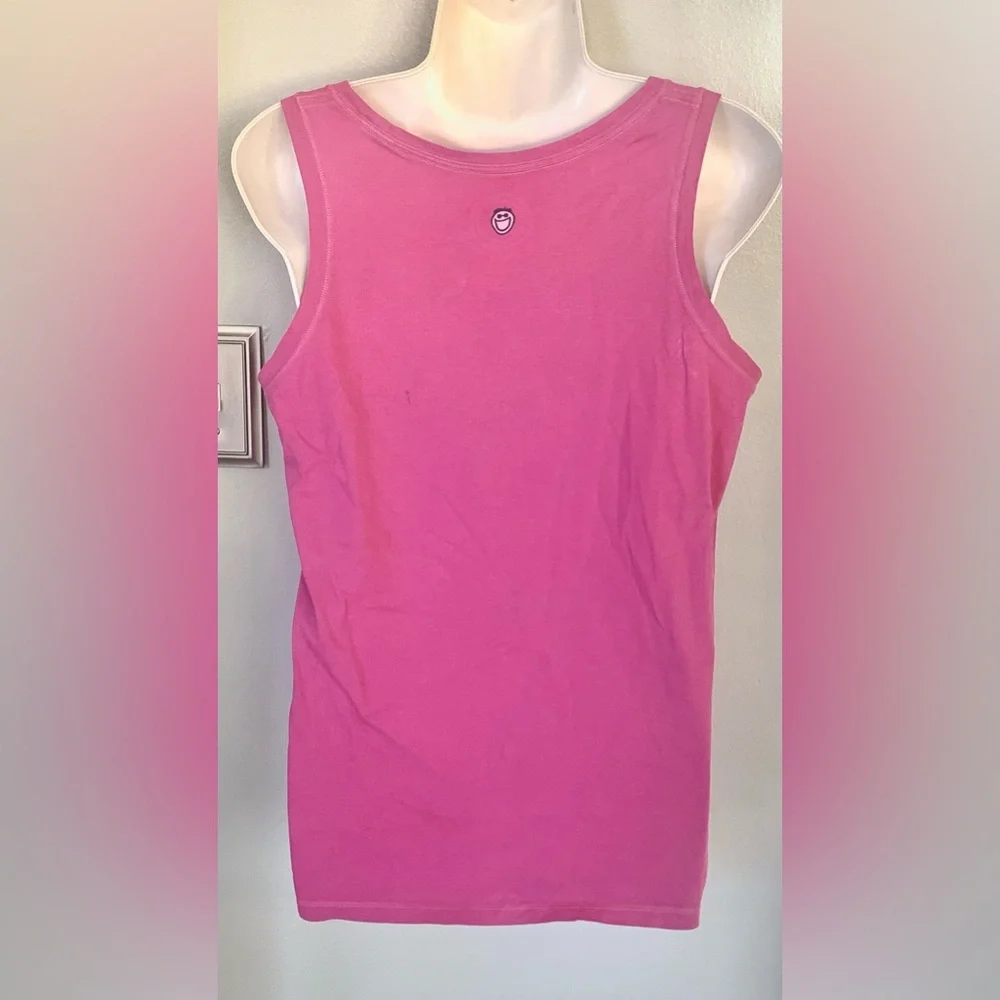 Life Is Good M Bicycle Tank Top Enjoy the Ride Pink Shirt Women’s 8-10 Bike - Picture 3 of 4